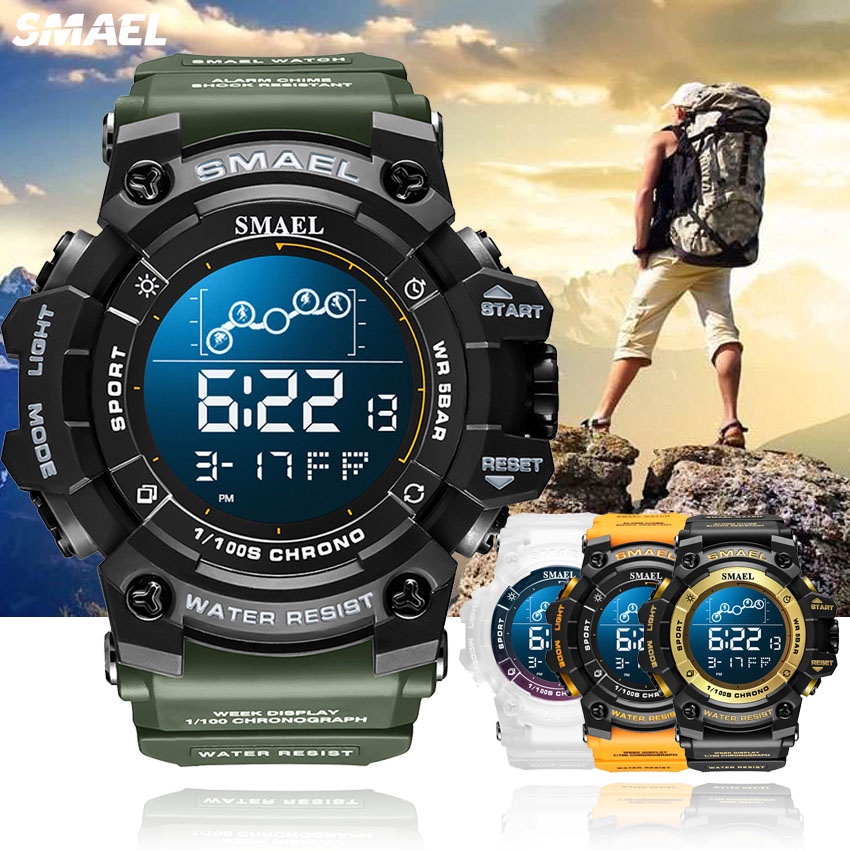 SMAEL Waterproof Watches Men Casual Sport LED Digital Original Watch 8 ...