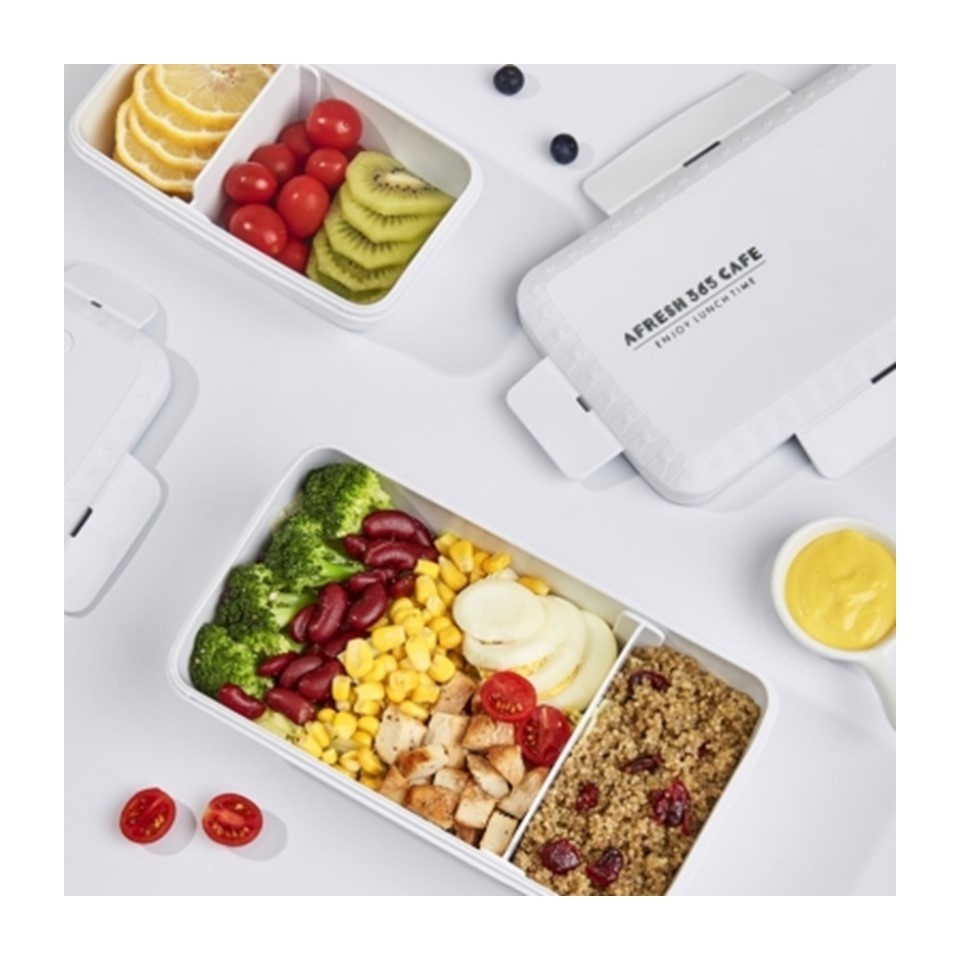 [LOCAL READY STOCKS] Lunch Box 2 Compartments Japanese Style Lunch
