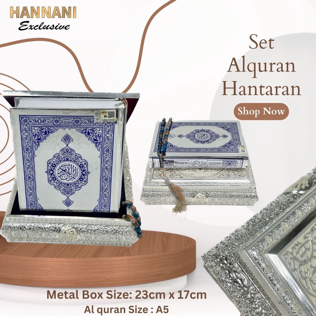 PREMIUM SET AL QURAN HANTARAN METAL BOX BELI UNTUK HADIYA EXCLUSIVE ...