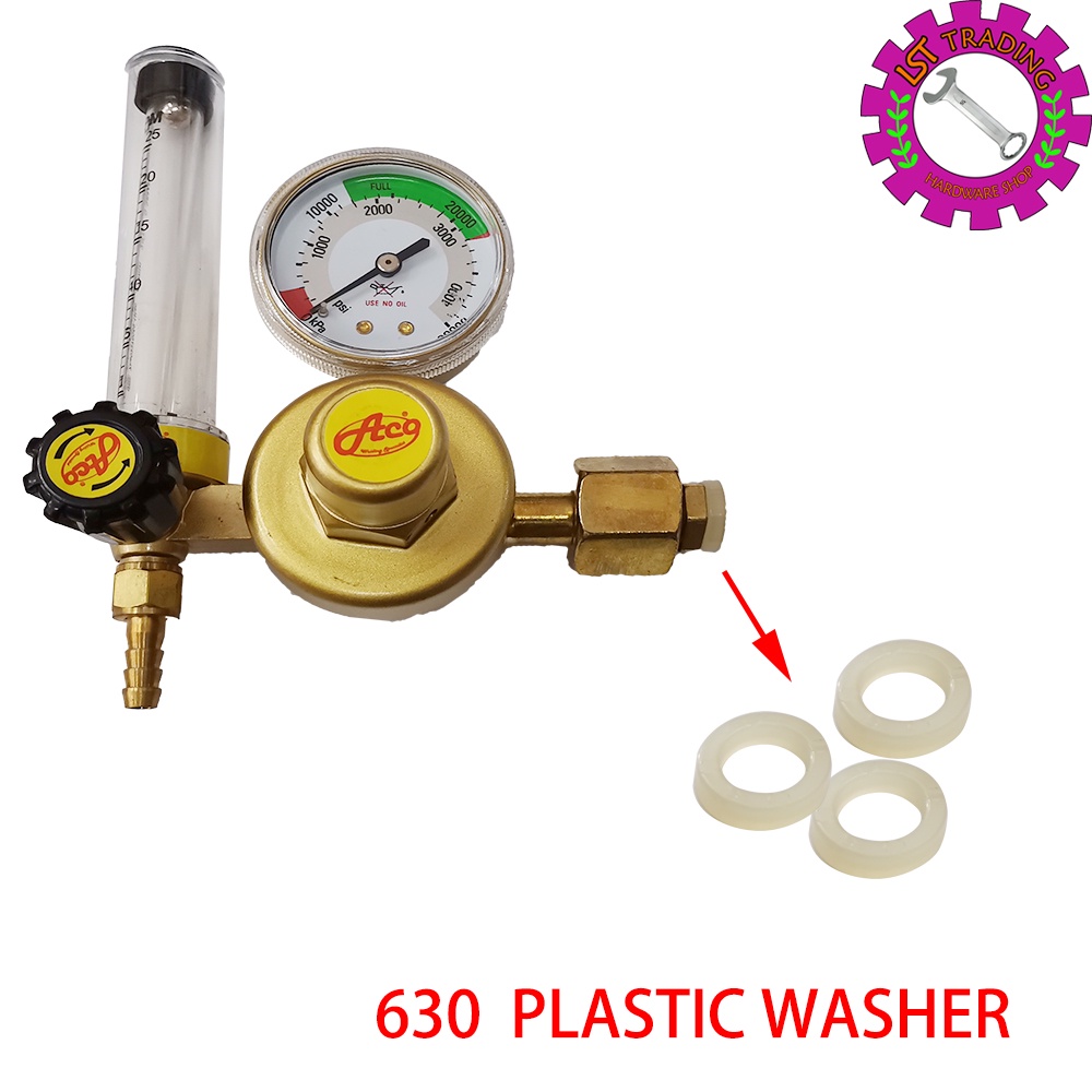 [READY STOCKS] 630 CO2 GAS REGULARTOR PLASTIC WASHER / PVC WASHER CO2