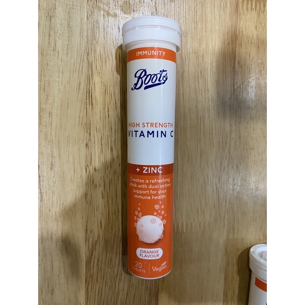 Boots High Strength Vitamin C & Zinc 20 Orange Flavour Effervescent (Exp 08/2024) Shopee Malaysia