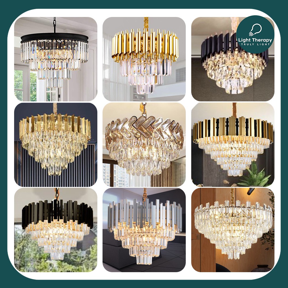 Lampu best sale chandelier modern