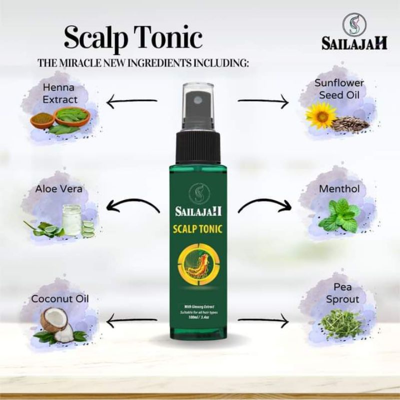 Sailajah Scalp Tonic 100ML(100 Authentic Product) Shopee Malaysia