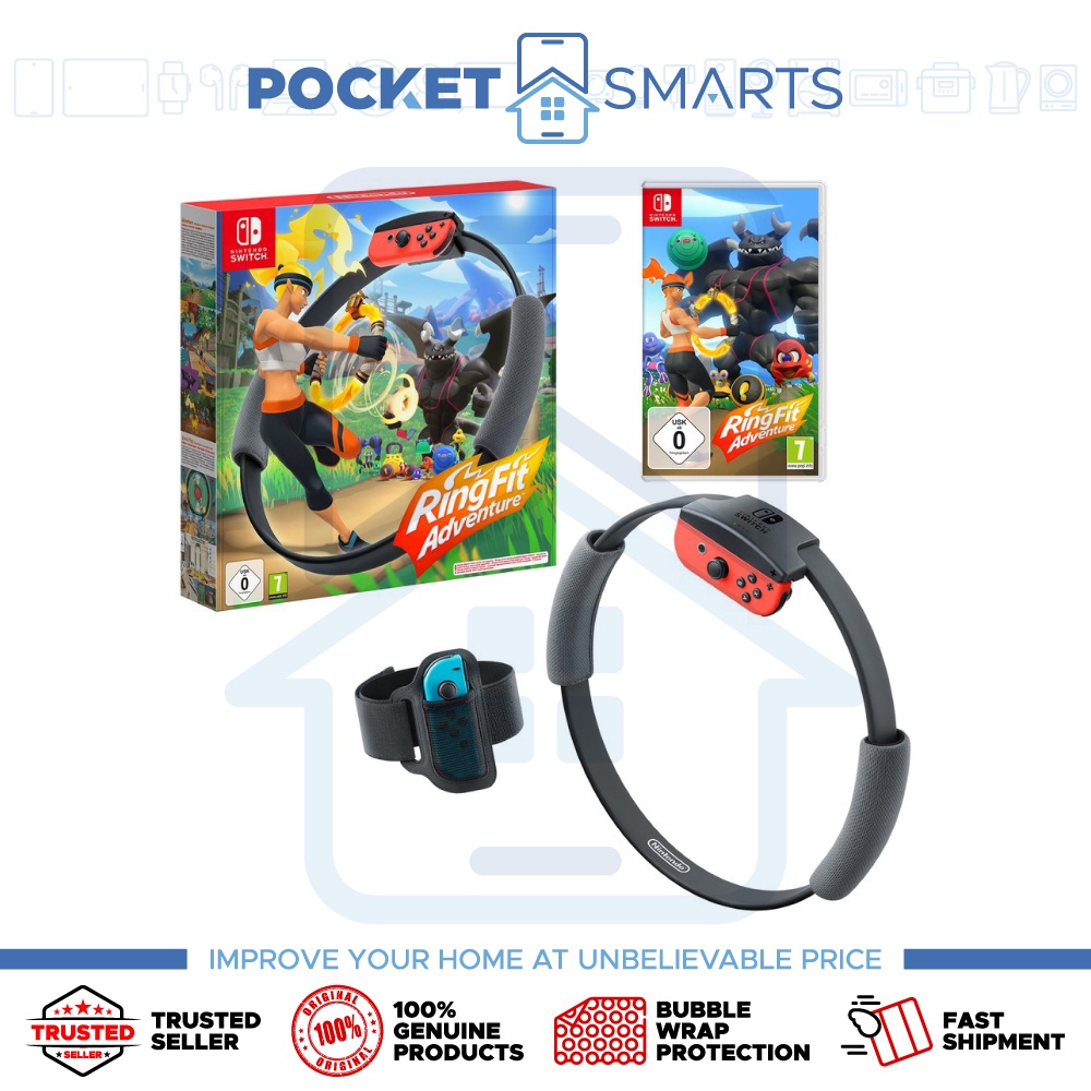 [100 Authentic] RingFit Adventure for Nintendo Switch (Includes Game