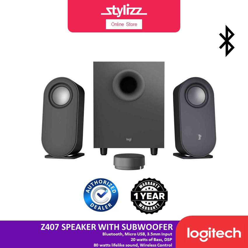 Z407 Bluetooth Computer Speakers with Subwoofer