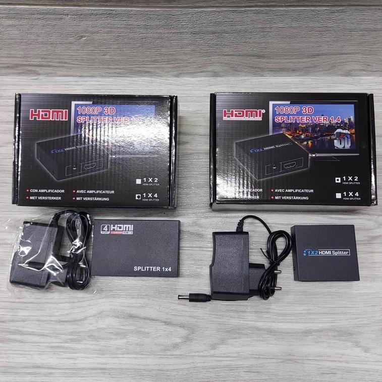【1 to 2】4K HDMI SPLITTER SHARING TV FULL HD 1080P PC/DECORDER 1 IN 2 ...