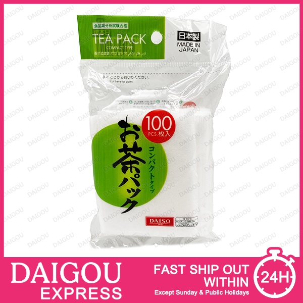Daiso Kitchen Tea Bag Filter 100pcs Shopee Malaysia