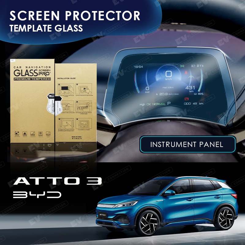 BYD ATTO 3 Tempered Glass Screen Protector Infotainment Standard