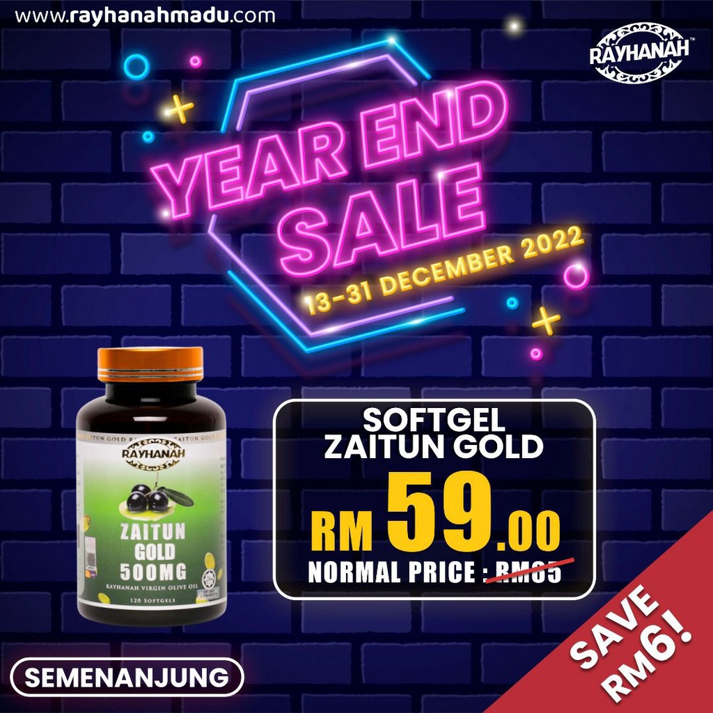 Zaitun Gold Rayhanah (100% Pure) | Shopee Malaysia