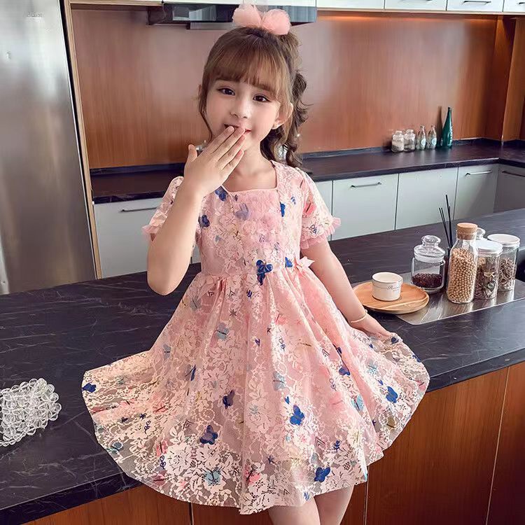 1 9 Years Kids Dress Girl Dress Baby Girl Gaun Budak Perempuan Pink Dress Budak Perempu White Dresses For Kids