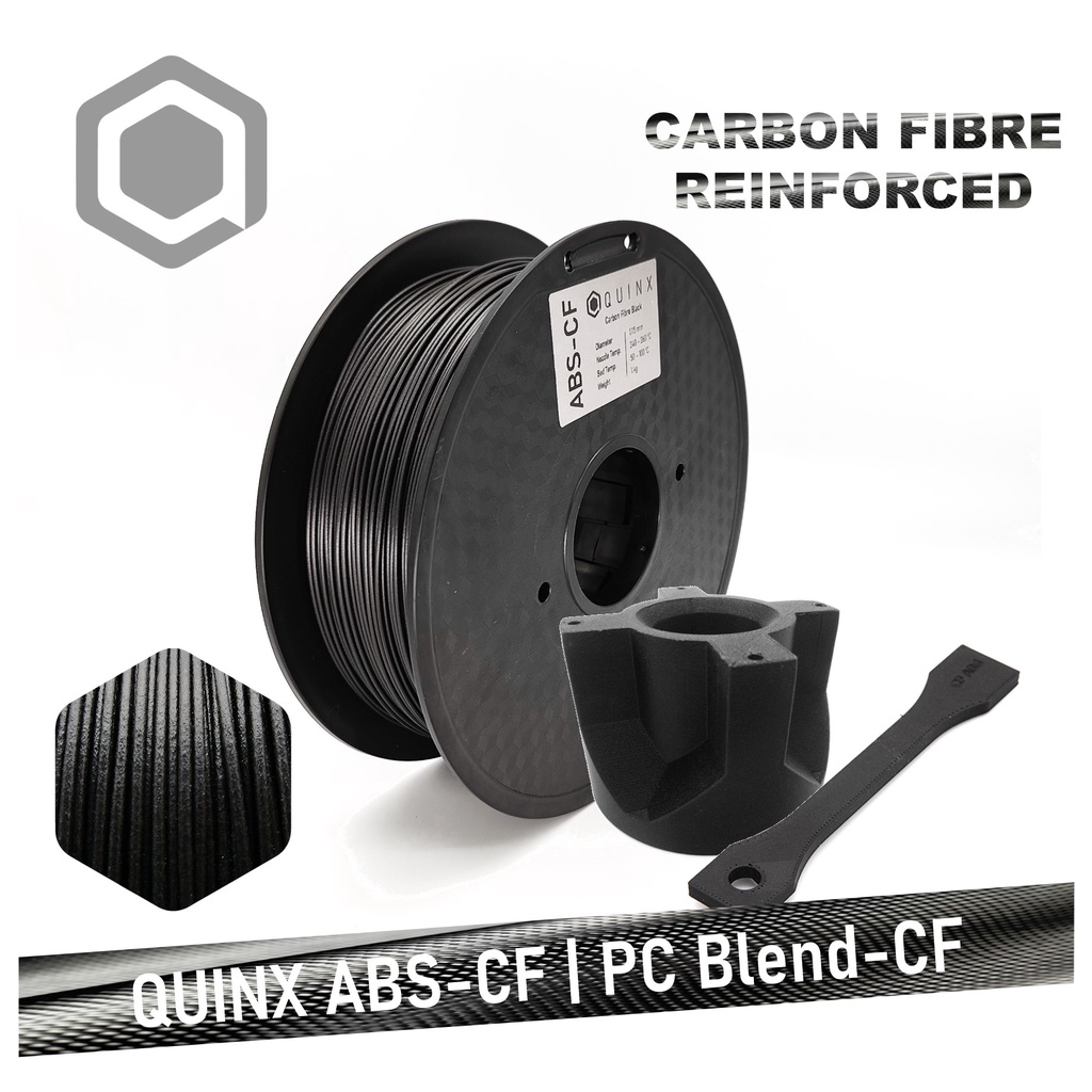 QUINX ABS-CF15 | ASA-CF15 | PC-CF15 | PLA-CF15 | 15% Chopped Carbon ...