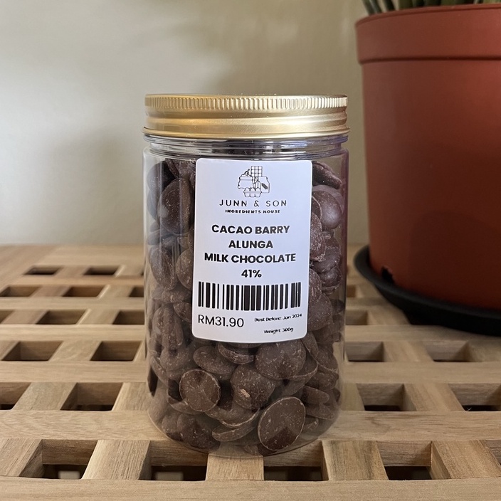Cacao Barry Alunga Milk Chocolate 41% 300g (Repack) | Shopee Malaysia