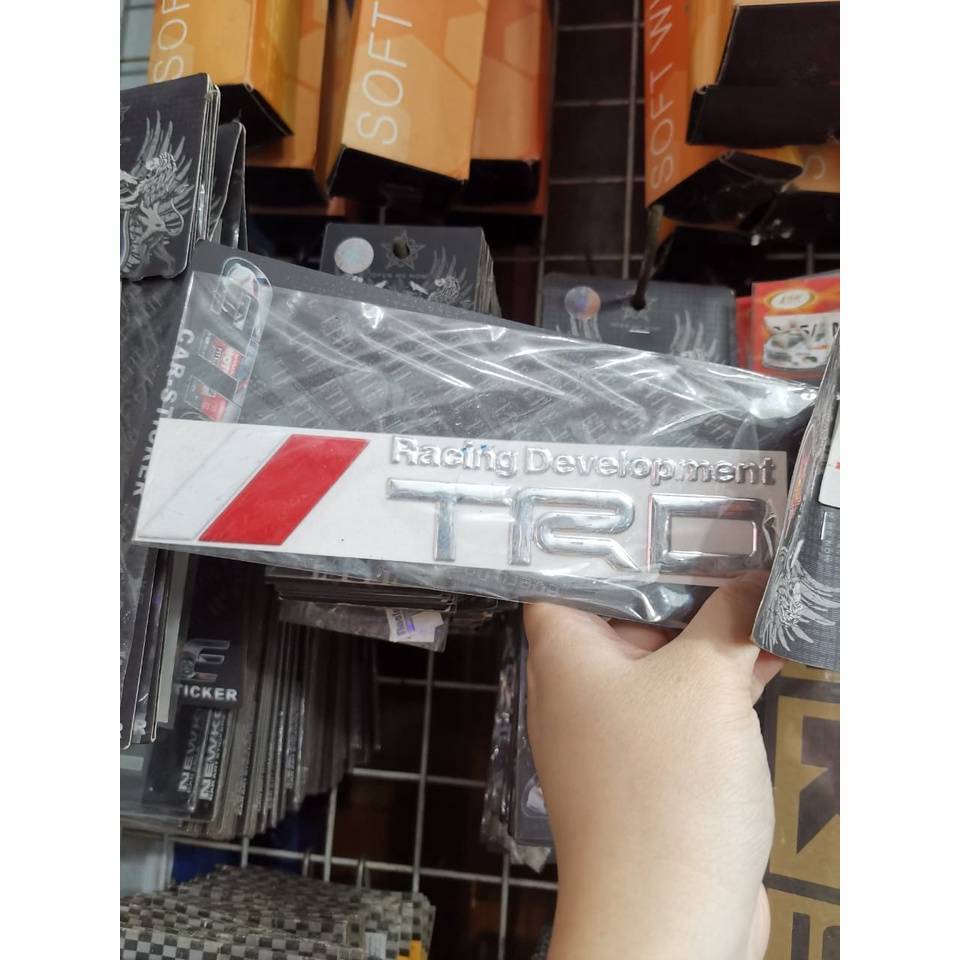 TRD Racing Development Car Badge Sticker TRD Diy Sticker TRD 3D Sticker ...