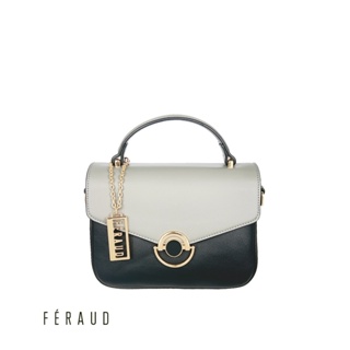 Leather crossbody bag Louis Feraud White in Leather - 26752408