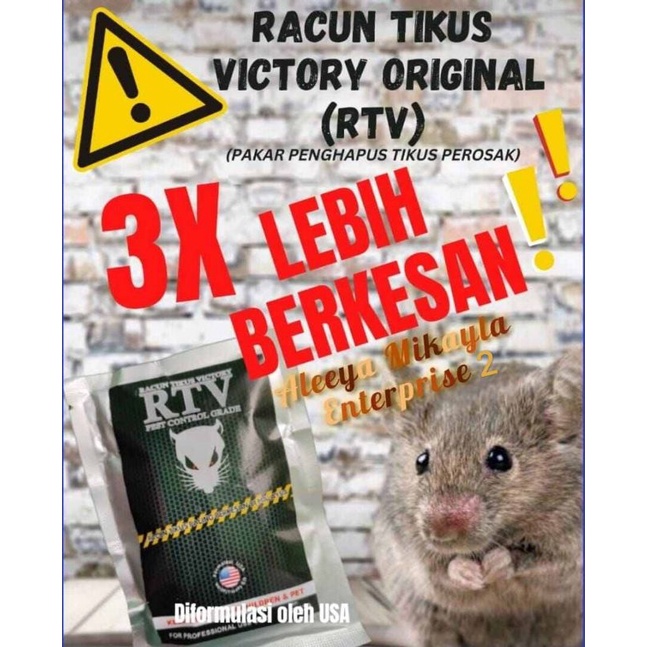 RaCuN TiKuS VicToRy Original RTV 3x LeBih BerKeSan | Shopee Malaysia