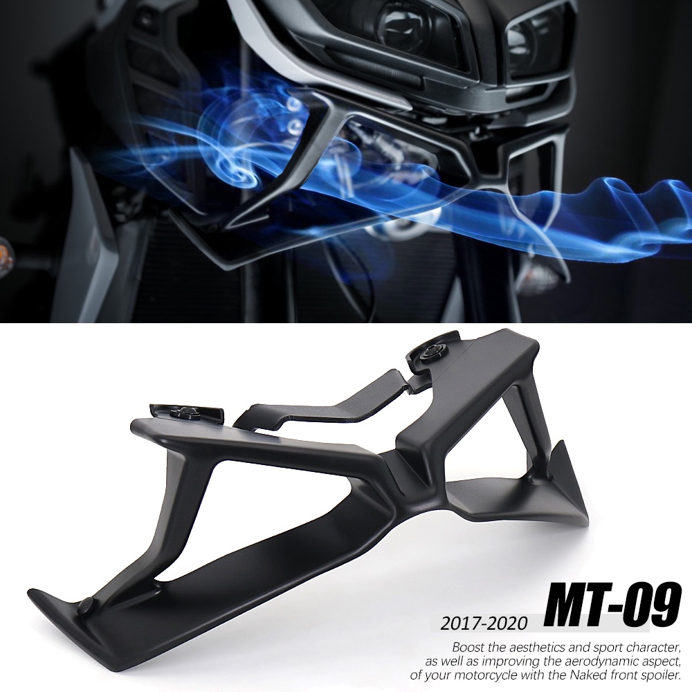 New Black Motorcycle Accessories Mt Front Downforce Naked Frontal