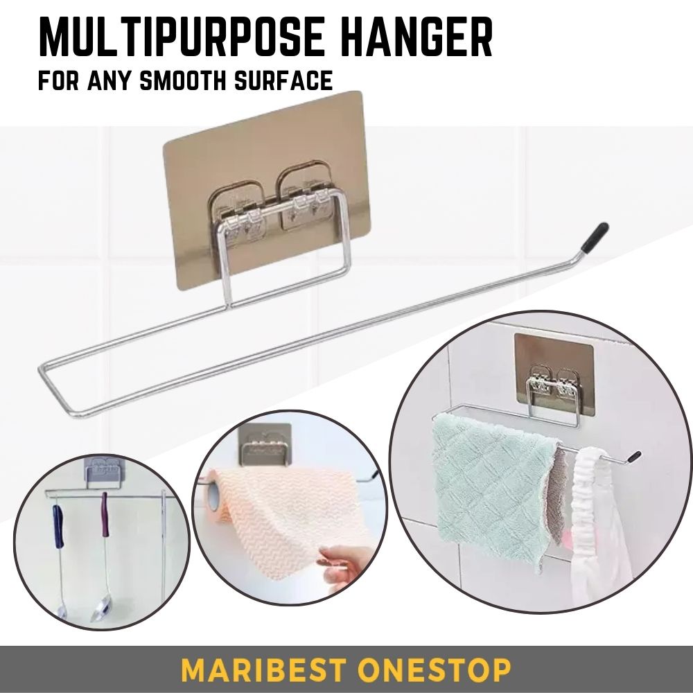 TOWEL HANGER WALL MOUNTED KITCHEN HOUSEHOLD IRON TISSUE PAPER RAG ...