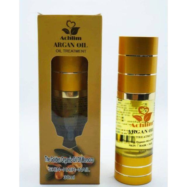 Achlim Argan Oil 30 Ml The Organic Golden Oil Morocco Untuk Kulit Rambut Dan Kuku Shopee 8769