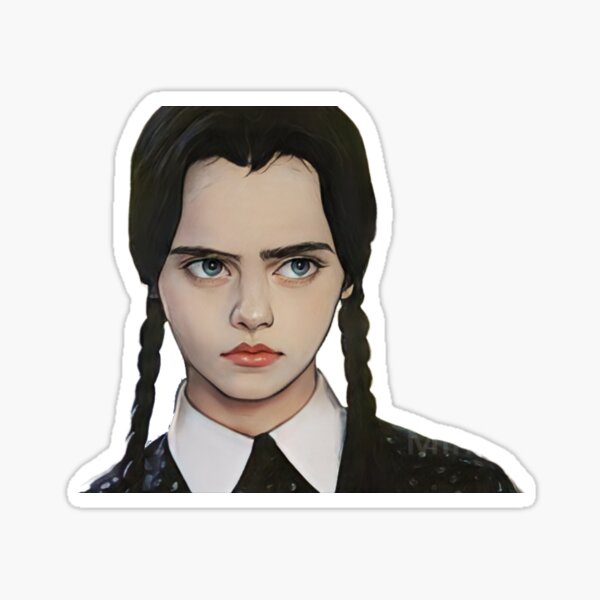 Wednesday Addams Cartoon Stickers V2 | Shopee Malaysia