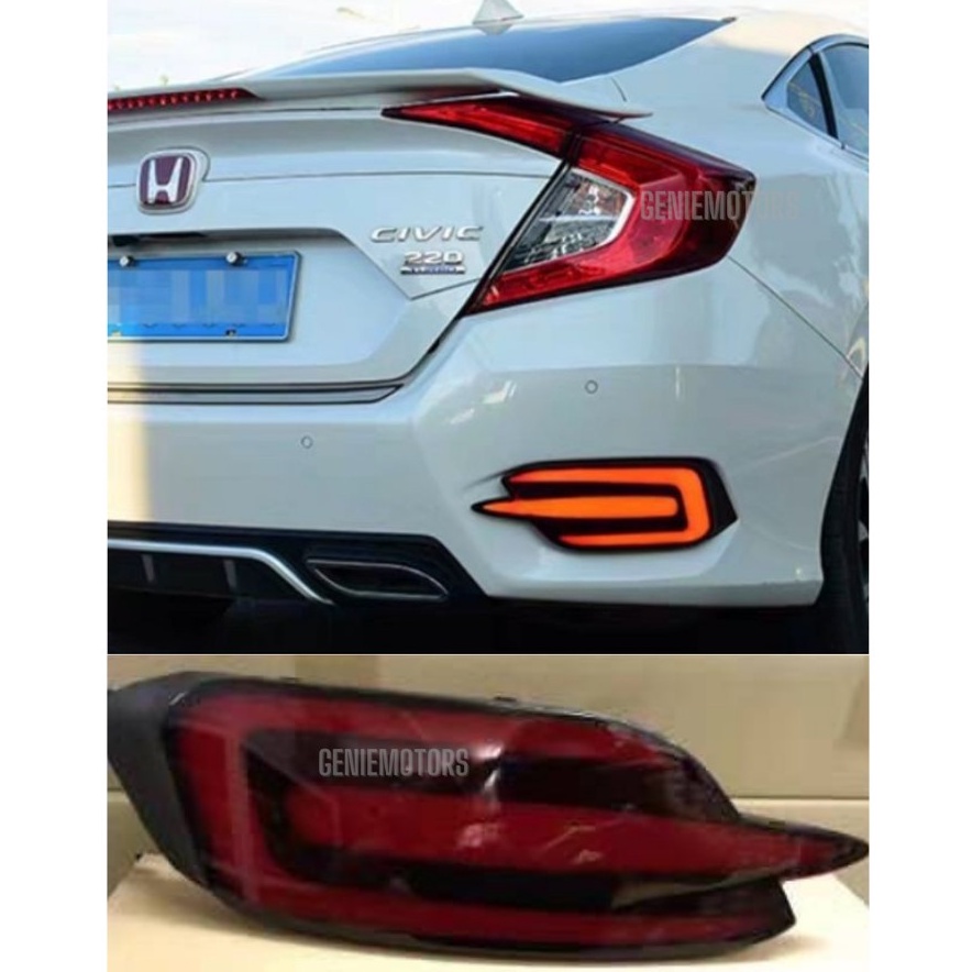 HONDA CIVIC FC REAR BUMPER REFLECTOR LED BRAKE LAMP WARNING LIGHT