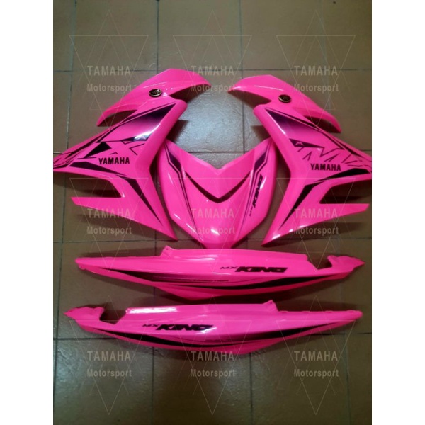 Yamaha Y15 Y15zr V1 V2 Mx King pink cover set free emblem(×4) | Shopee ...