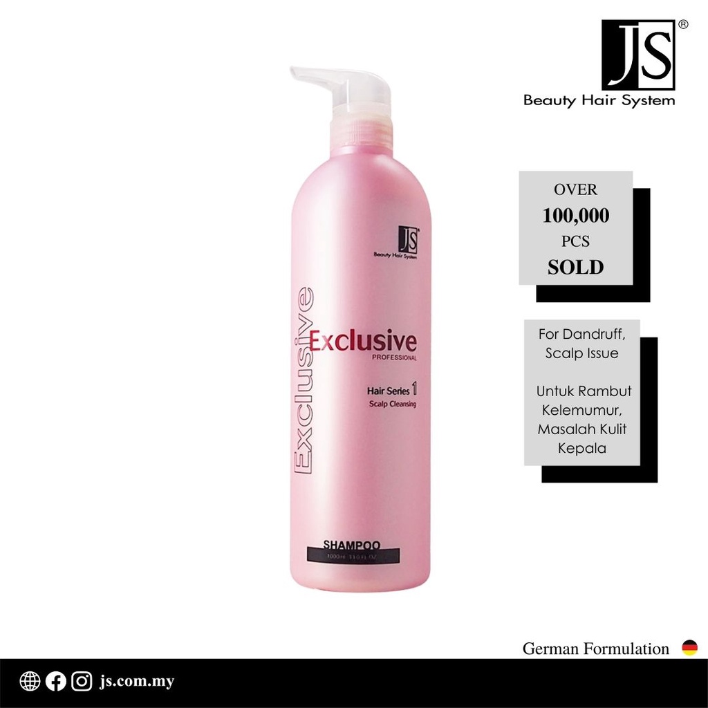 JS Exclusive Scalp Cleansing Shampoo (J1B) - 1000ML | Shopee Malaysia