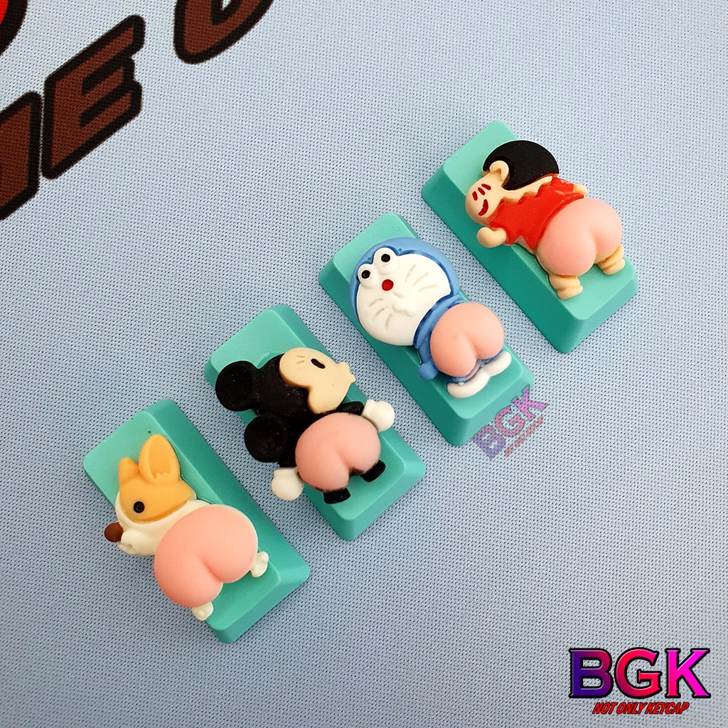 Artisan Keycap Cute Handmade Mechanical Key Buttons with Pictures of ...
