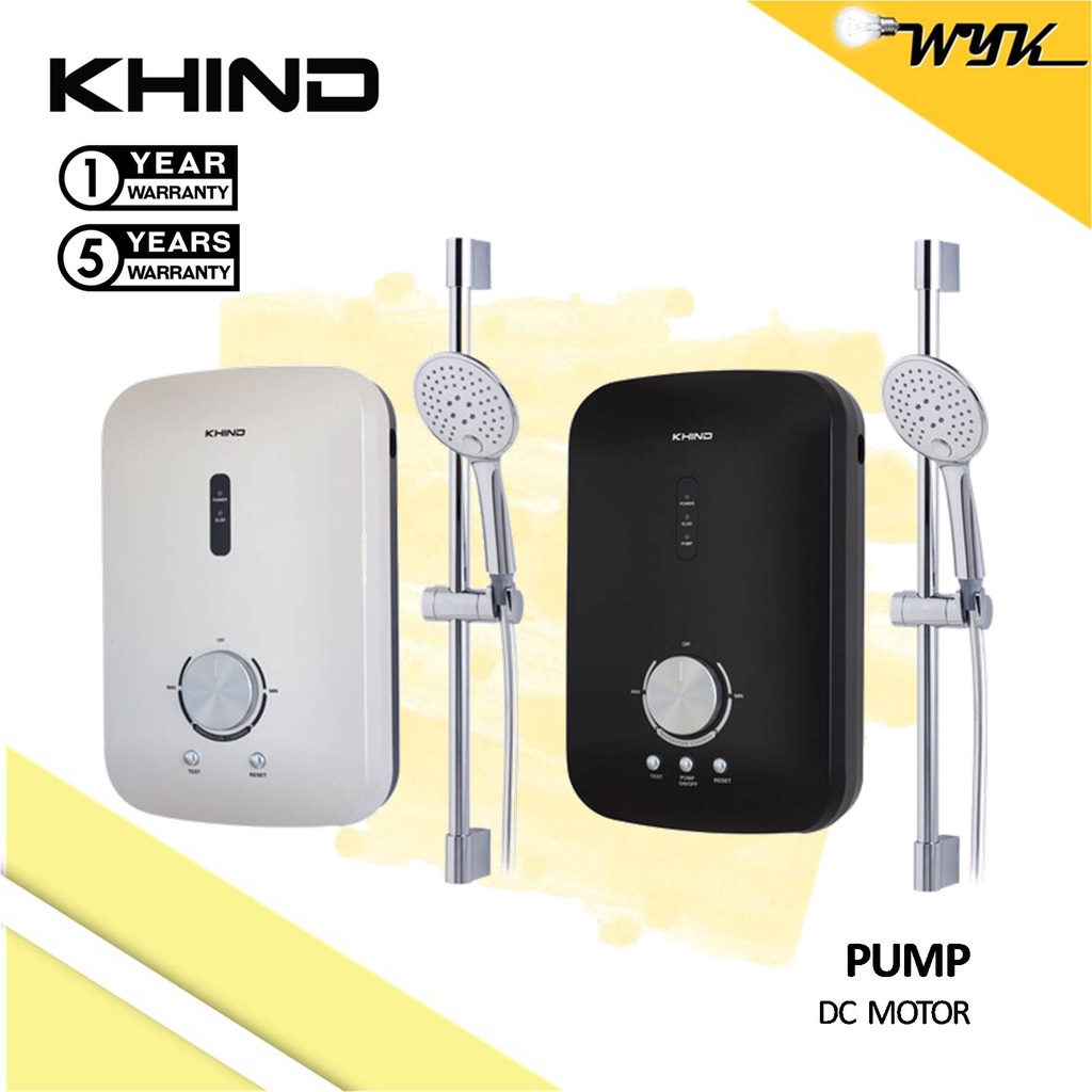 Khind DC Instant Water Heater with Pump WH903P with Bubble Wrapping
