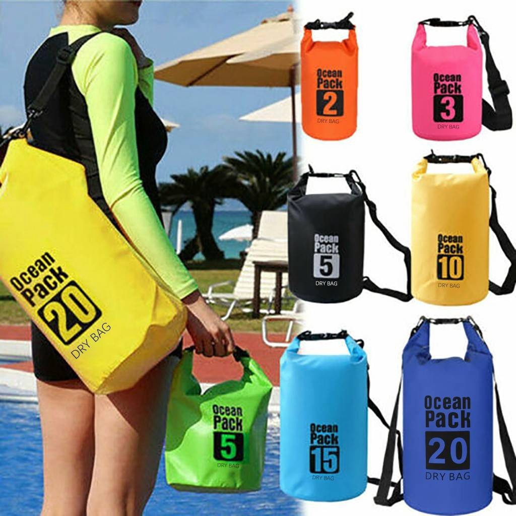 Free Pouch Ocean Pack Waterproof Dry Bag Floating Outdoor Dry Sack Shopee Malaysia
