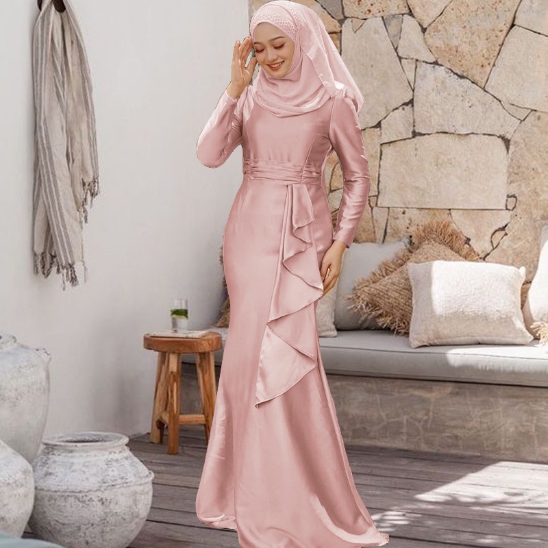 bubble skirt dress long sleeve LISTICLE Square Neck Long Sleeve Bubble Skirt Dress Romer Liner main image 0