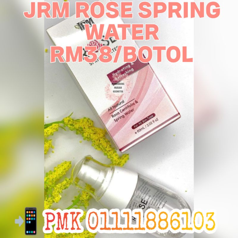 JRM JAMU RATU MALAYA ROSE SPRING WATER 📌 Ready Stock 📌 | Shopee Malaysia