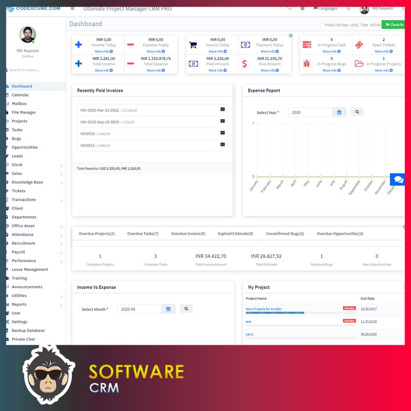 Ultimate Project Manager CRM PRO v1.4.3 Shopee Malaysia