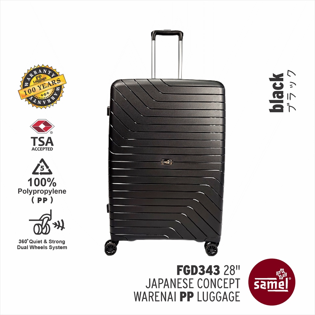 Samel Japanese Concept Warenai Luggage (28") FGD 343 Shopee Malaysia