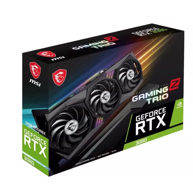 MSI RTX 3080 GAMING Z TRIO 10G 瑞々しく LHR