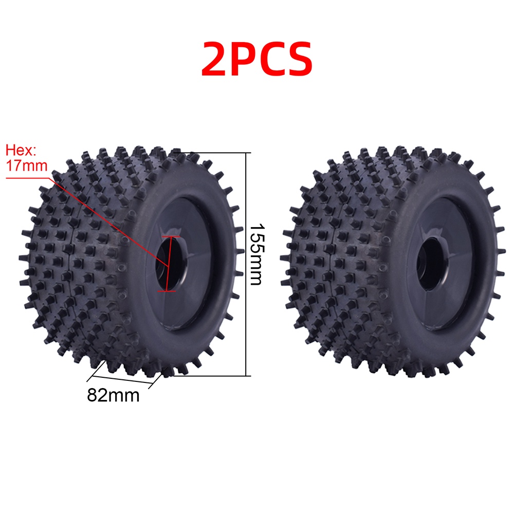 170MM 155MM 150MM Tyre Weel Monster Truck Tires Wheels 17mm Hub Hex for ...