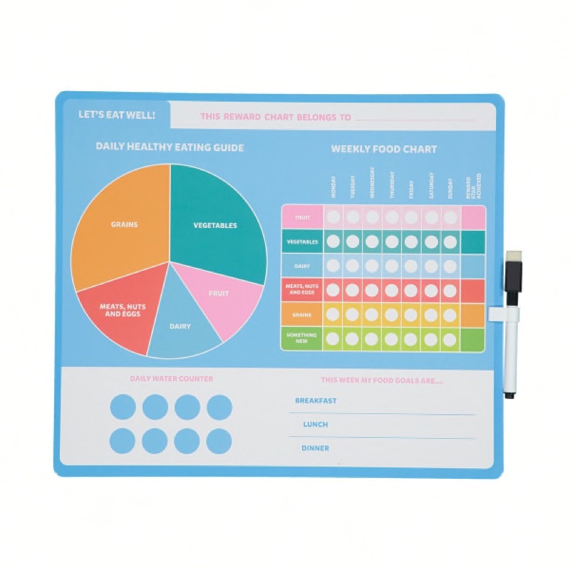 Magnetic Reward Chart: healthy eating Kmart Australia | Shopee Malaysia