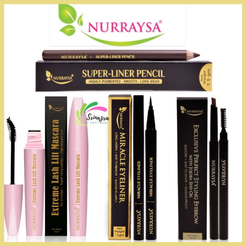 🔥[ORIGINAL] NURRAYSA Mascara MESRA WUDUK Miracle Eyeliner Eyebrow Super ...