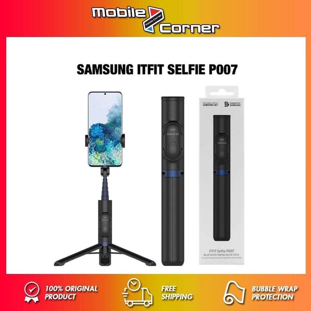 Samsung ITFIT Selfie P007 Bluetooth Tripod Selfie Stick Original