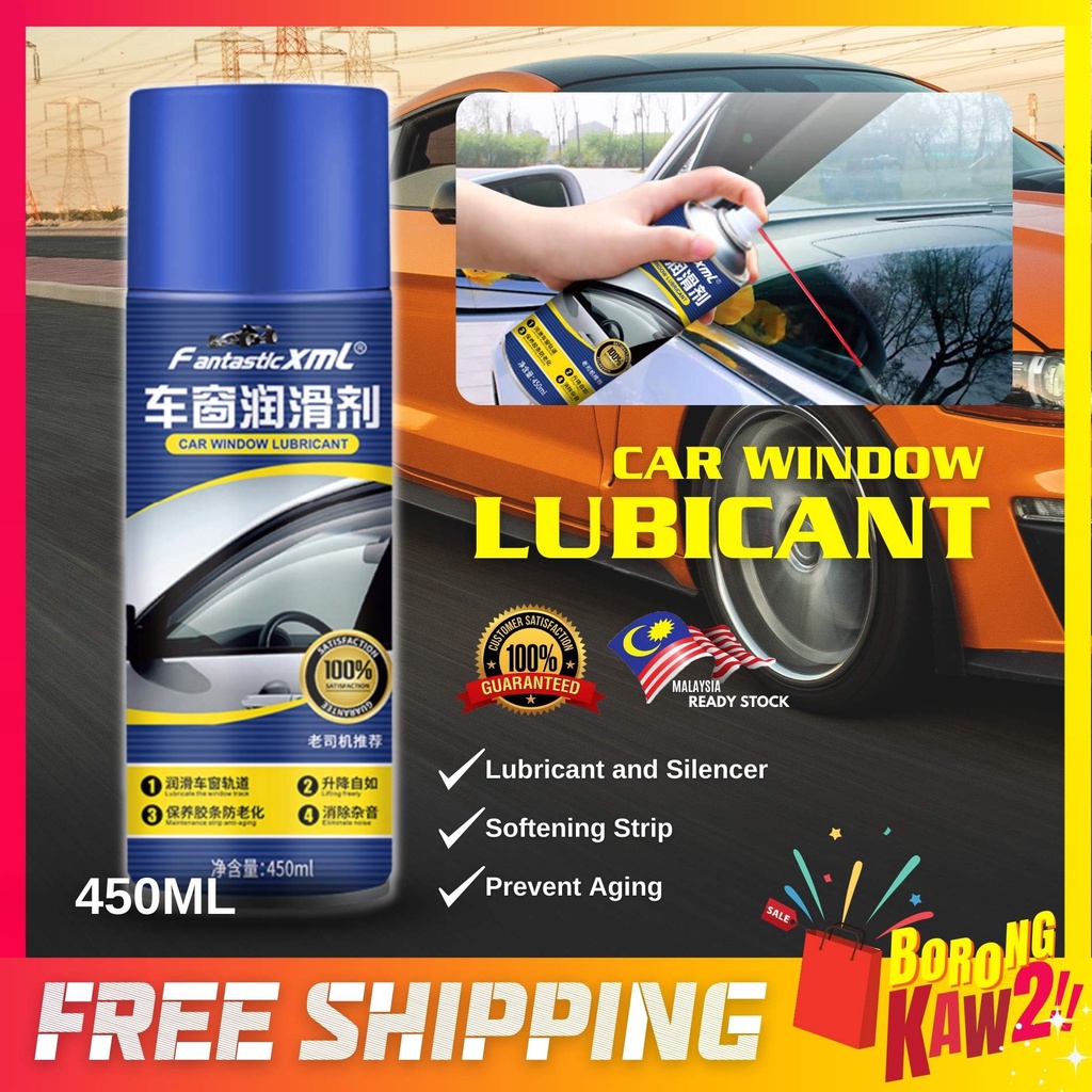 FANTASTIC XML 450ml Car Window Lubricant Noise Silencer Spray Pelicir
