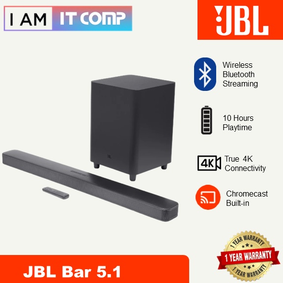 JBL Bar 5.1 Immersive Surround 5.1 channel SoundBar with MultiBeam