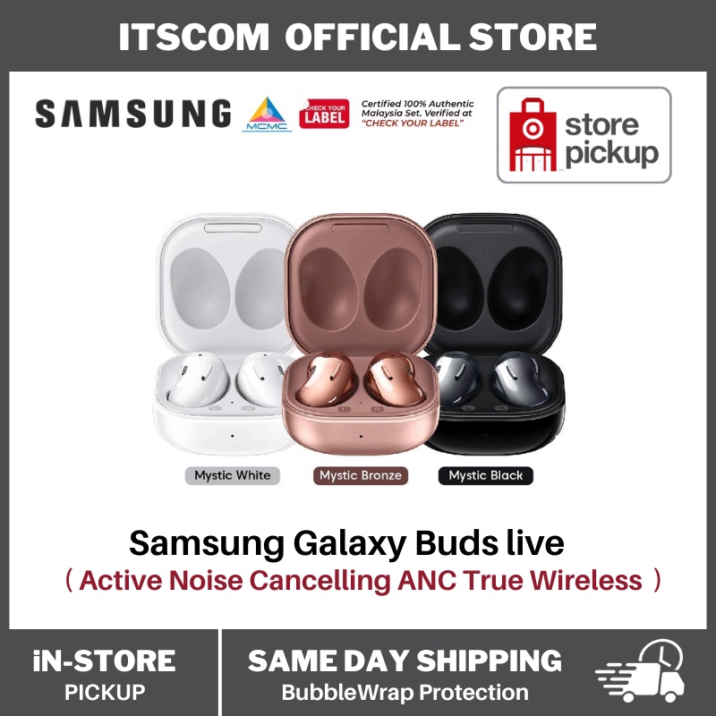 Samsung Galaxy Buds Live SM-R180 Wireless Bluetooth Earphones | Shopee ...