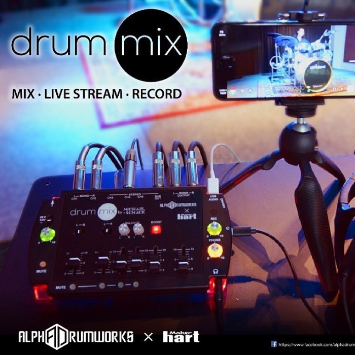 Alpha Drumworks Drum Mix Personal Mixer with Audio Interface