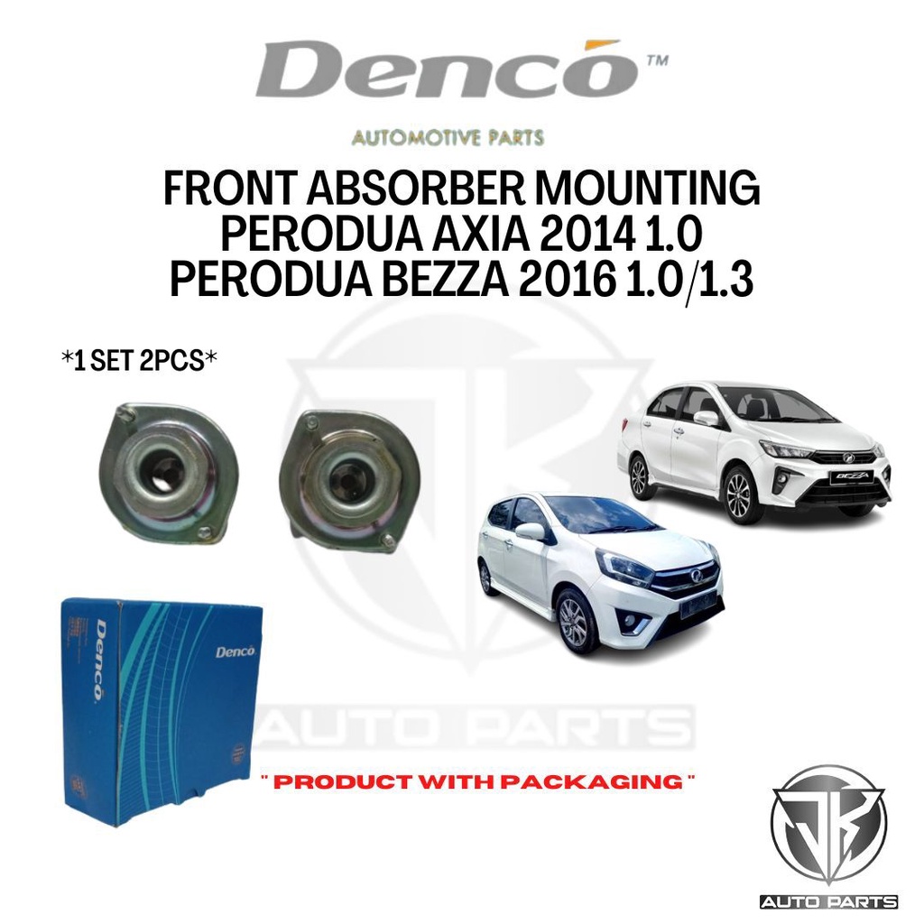 #DENCO#FRONT ABSORBER MOUNTING SET(2PCS) PERODUA AXIA 1.0,PERODUA BEZZA ...
