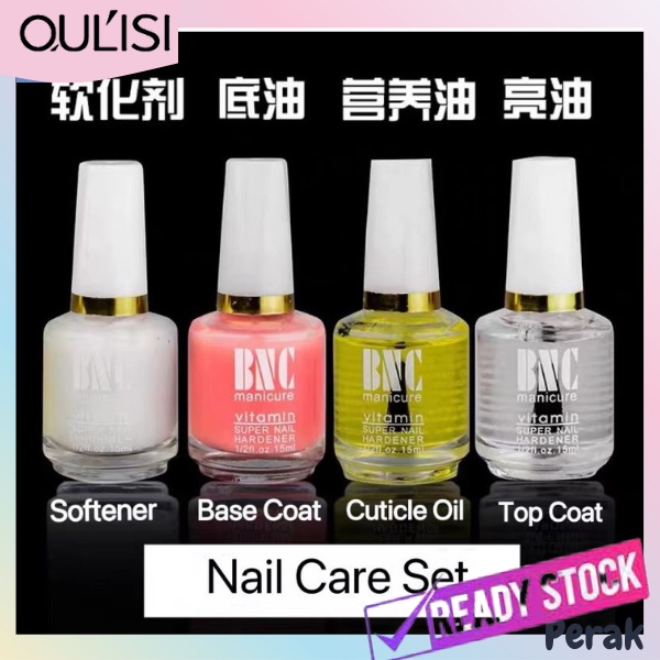 OULISI x BNC Repair Care Nail Polish 4pcs Cuticle Softener Nourishing
