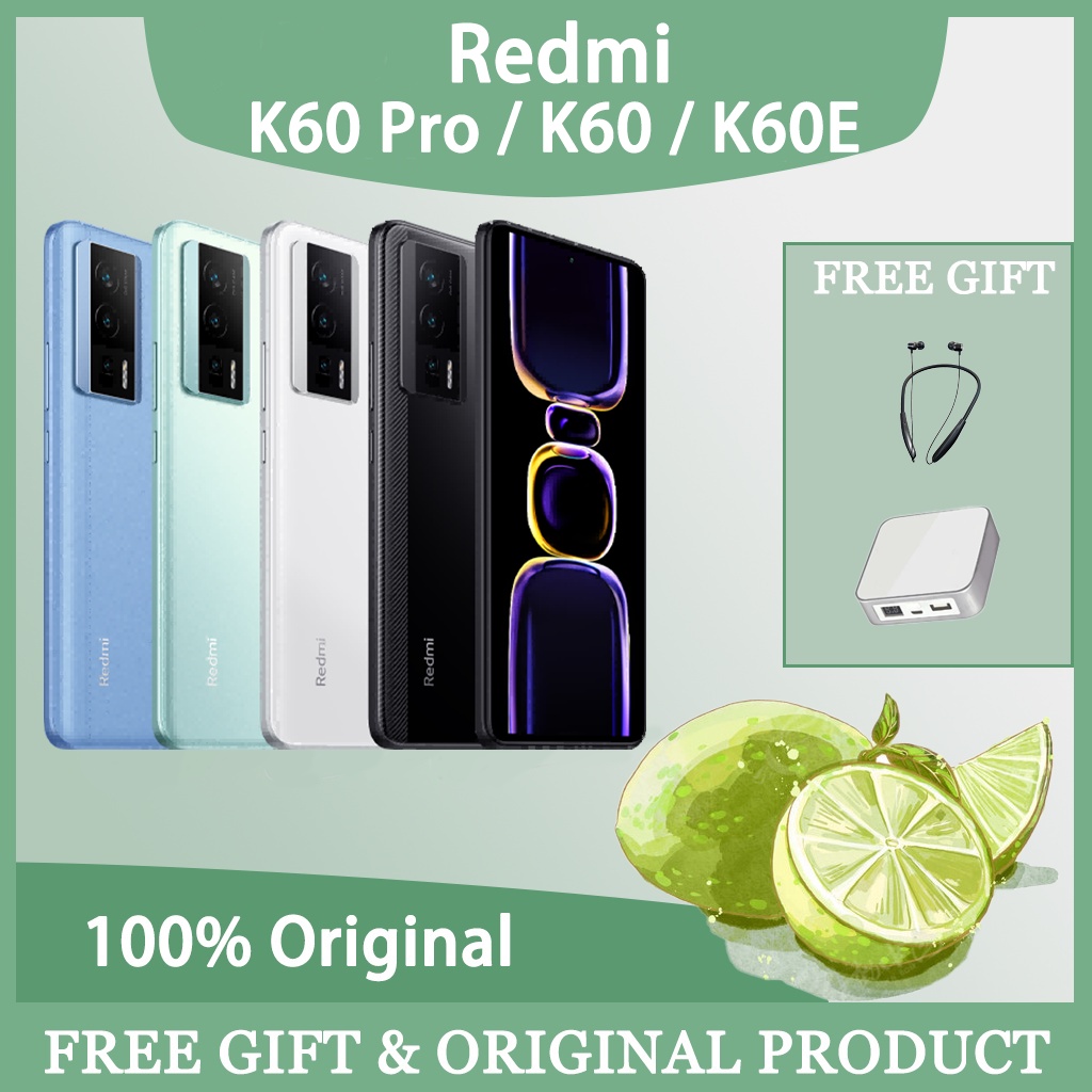 Xiaomi Redmi K60 Pro Snapdragon 8gen 2 Redmi K60 Snapdragon 8gen 1 Redmi K60e Dimensity 3264