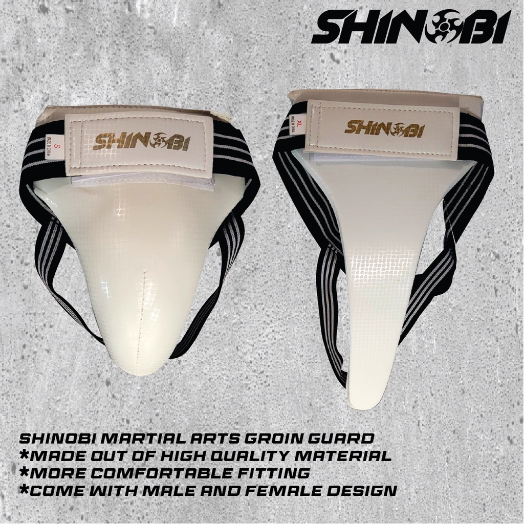 SHINOBI MARTIAL ARTS GROIN GUARD FOR MMA BJJ MUAY THAI BOXING KICKBOXING KARATE TAEKWONDO SILAT