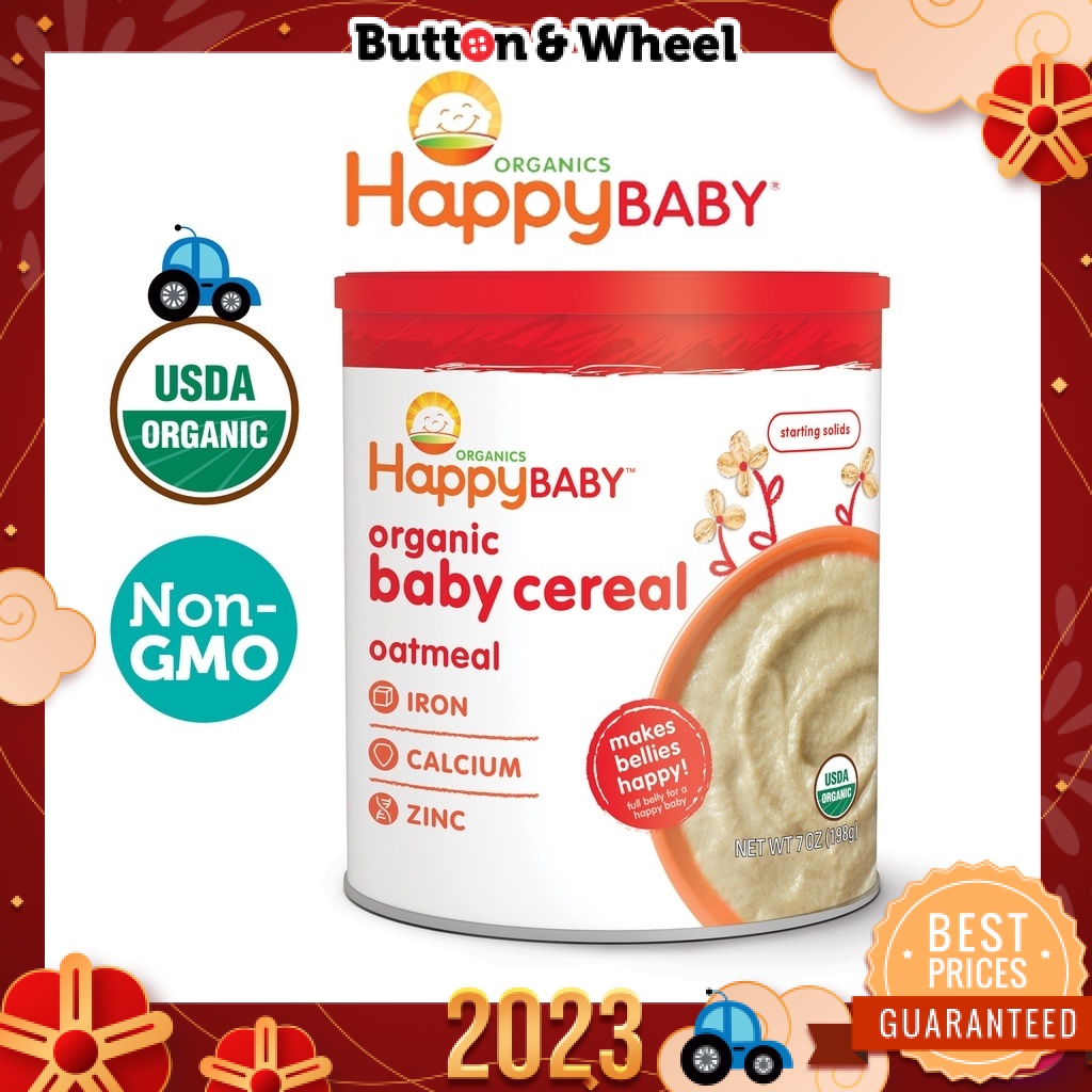Happy Baby Bellies Cereal Oatmeal (198g) Shopee Malaysia