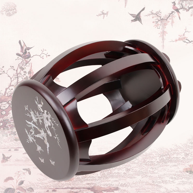 Guzheng Solid Wood round Stool Chinese Stool Antique Wooden Pier Piano