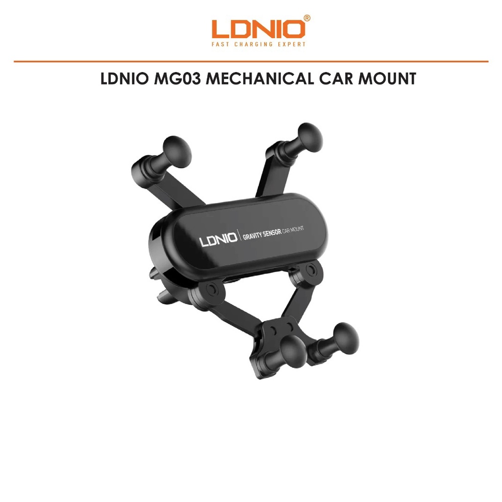 LDNIO MG03 Gravity Sensor Mechanical Air Vent Car Mount Phone Holder