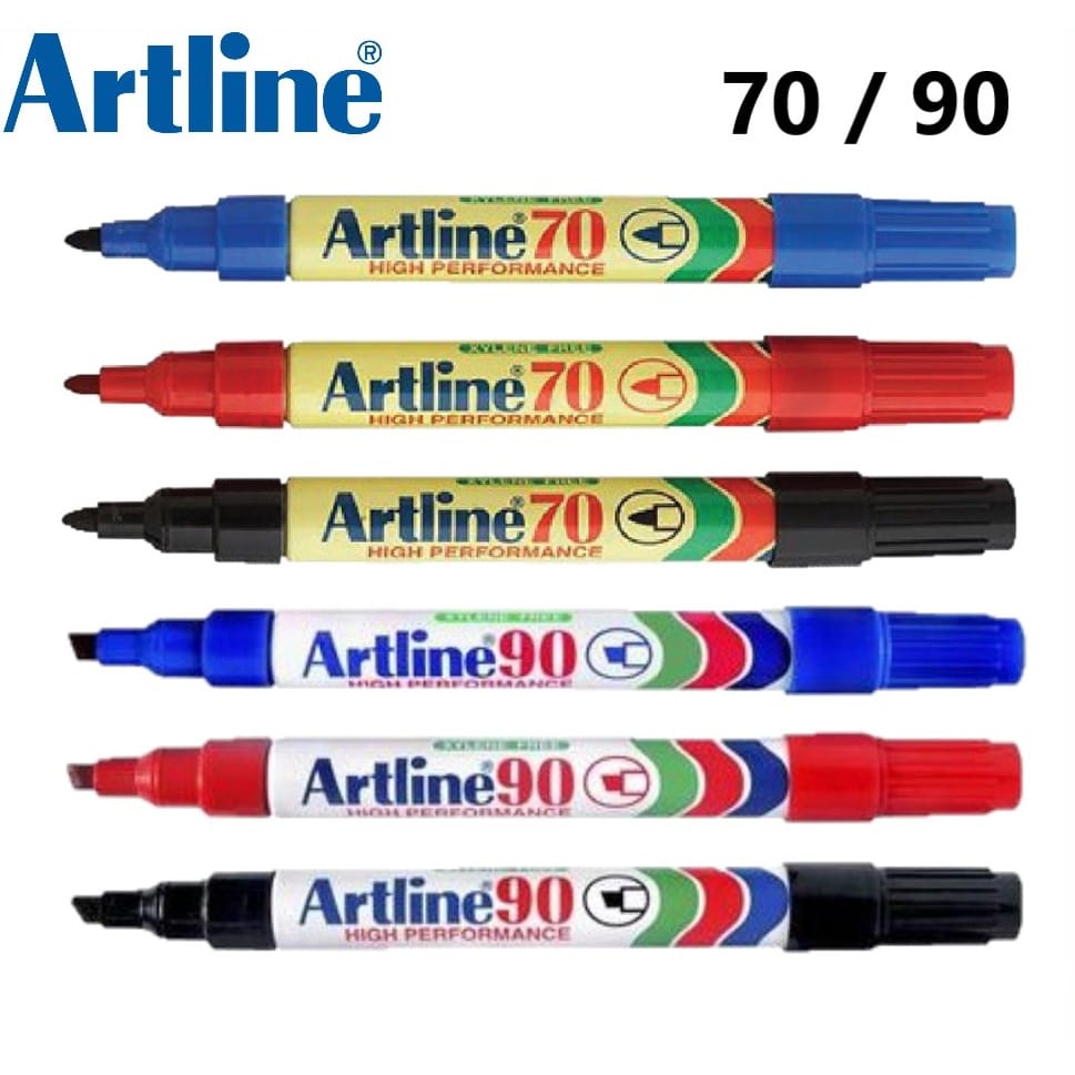 Artline 70/90/100 Permanent Marker (Bullet/Chisel) | Shopee Malaysia